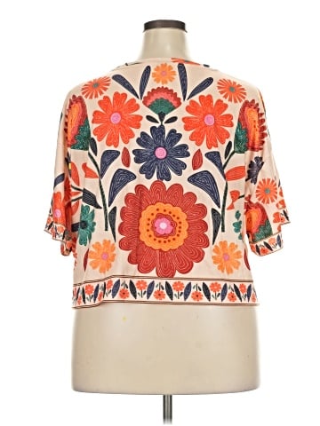 Shein Curve Short Sleeve T-Shirt (view 2)