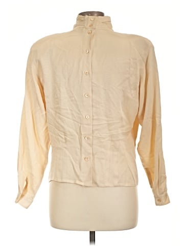 Anne Klein II Long Sleeve Silk Top (view 2)