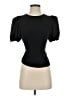Express Outlet 100% Polyester Black Short Sleeve Top Size XS - photo 1