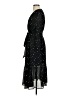 Point Sur 100% Polyester Stars Black Cocktail Dress Size 2 - photo 5