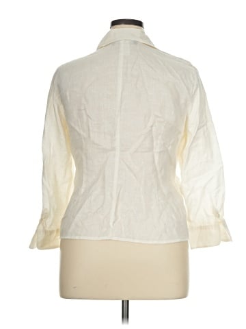 Jones New York 3/4 Sleeve Button-Down Shirt (view 2)