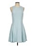 1.State Solid Blue Casual Dress Size S - photo 1