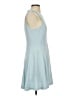 1.State Solid Blue Casual Dress Size S - photo 4
