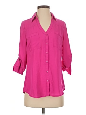 Express Outlet 3/4 Sleeve Blouse (view 1)