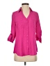 Express Outlet 100% Polyester Pink 3/4 Sleeve Blouse Size S - photo 1