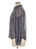 BCX 100% Polyester Stripes Blue Long Sleeve Blouse Size XL - photo 5