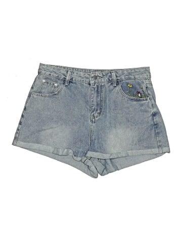 Romwe Denim Shorts (view 1)