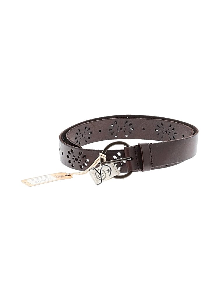 Pre-owned Fat Face Leather Belt In Brown