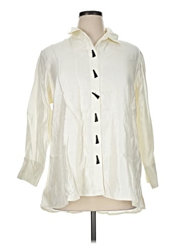 MULTIPLES 3/4 Sleeve Blouse (view 1)
