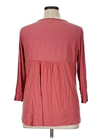 One World 3/4 Sleeve Blouse (view 2)