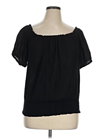 MICHAEL Michael Kors Short Sleeve Blouse (view 1)