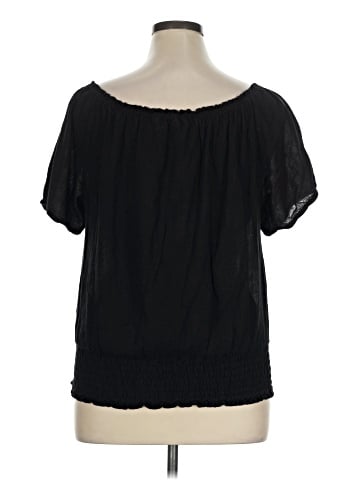 MICHAEL Michael Kors Short Sleeve Blouse (view 2)