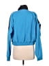 Reebok 100% Polyester Color Block Blue Track Jacket Size M - photo 2