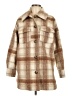 Tahari Plaid Brown Coat Size M - photo 1