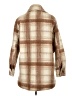 Tahari Plaid Brown Coat Size M - photo 2