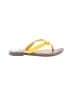 Sam Edelman Yellow Flip Flops Size 8 - photo 1