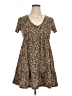 Trixxi Brown Short Sleeve Top Size XL - photo 1