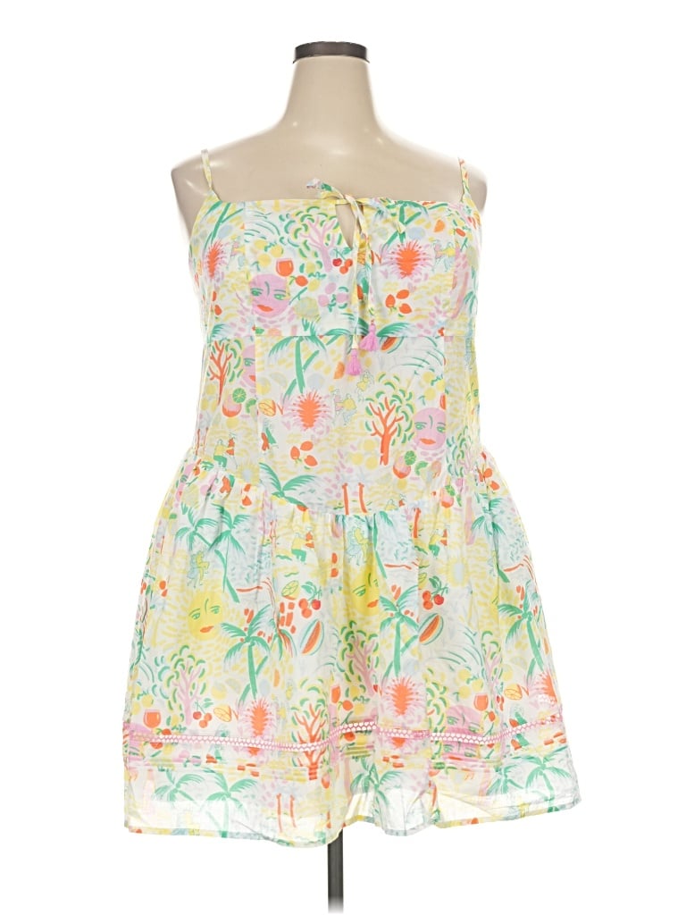 Pre-owned Roller Rabbit Cocktail Dress In Yellow