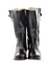 Pierre Dumas Black Rain Boots Size 10 - photo 2
