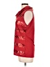 Roz & Ali Red Sleeveless Blouse Size L - photo 5