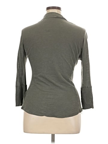 James Perse 3/4 Sleeve Button-Down Shirt (view 2)