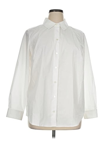 Foxcroft Long Sleeve Button-Down Shirt (view 1)