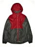 Eddie Bauer 100% Polyester Color Block Red Gray Raincoat Size 14 - photo 1