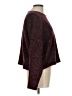New Look Animal Print Burgundy Pullover Sweater Size L - photo 4