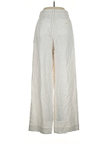 Madewell The Harlow Wide-Leg Pant in 100% Linen (view 2)