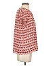 Halogen 100% Polyester Red Short Sleeve Blouse Size XS - photo 4