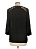 Bongo 100% Polyester Black 3/4 Sleeve Blouse Size L - photo 2