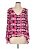 Parker Pink Long Sleeve Blouse Size L - photo 1