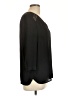 Bongo 100% Polyester Black 3/4 Sleeve Blouse Size L - photo 4