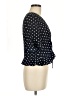 Elodie Polka Dots Black 3/4 Sleeve Blouse Size M - photo 4