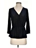 Halogen Black 3/4 Sleeve Blouse Size XS - photo 1