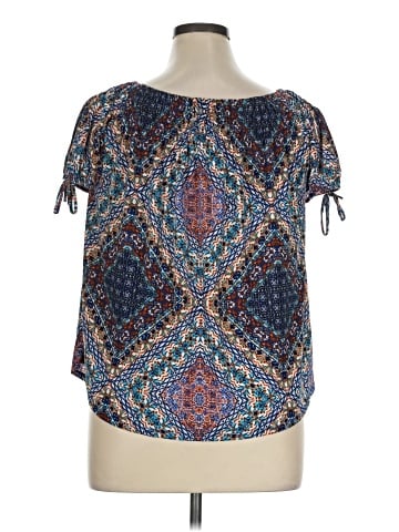 Lavish Short Sleeve Blouse (view 2)