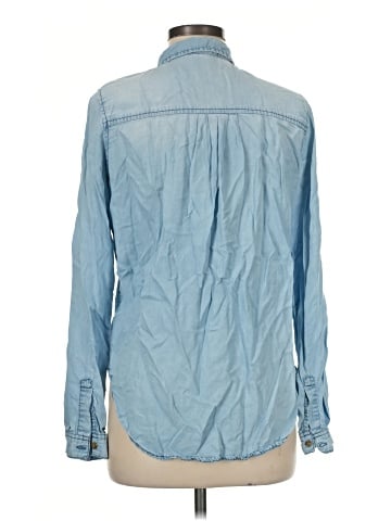 Wet Seal Long Sleeve Button-Down Shirt (view 2)