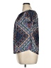 Lavish Blue Short Sleeve Blouse Size XL - photo 5