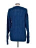 Lord & Taylor Chevron-herringbone Blue Pullover Sweater Size L - photo 2