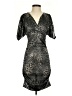 Love 100% Polyester Animal Print Silver Cocktail Dress Size S - photo 1