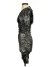 Love 100% Polyester Animal Print Silver Cocktail Dress Size S - photo 5