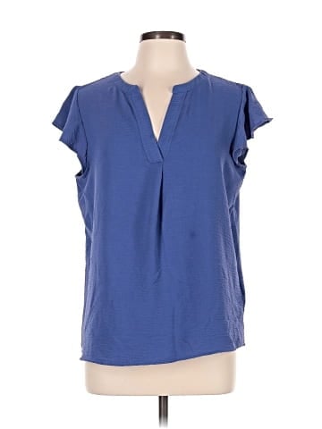 Calvin Klein Short Sleeve Blouse (view 1)