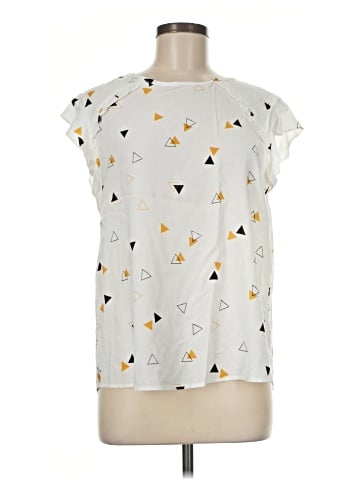 Como Black Short Sleeve Blouse (view 1)