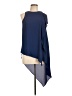 BCBGMAXAZRIA Blue Sleeveless Blouse Size L - photo 1