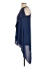 BCBGMAXAZRIA Blue Sleeveless Blouse Size L - photo 5