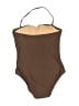 J.Crew Solid Brown One Piece Swimsuit Size 10 - photo 2