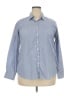 Lands' End Polka Dots Blue Long Sleeve Button-Down Shirt Size 18 - photo 1