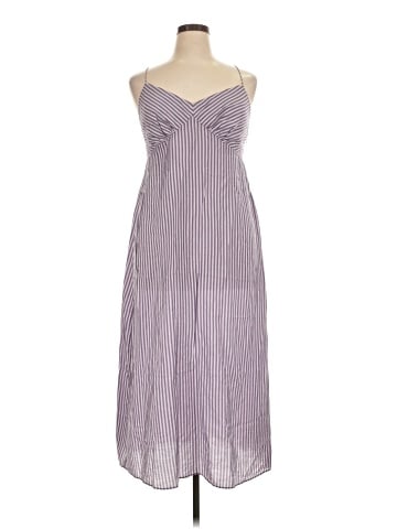 Madewell The Layton Midi Dress in Stripe (view 1)