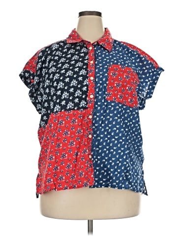 Style&Co Short Sleeve Blouse (view 1)