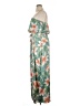 AaKaa 100% Polyester Tropical Green Casual Dress Size M - photo 5